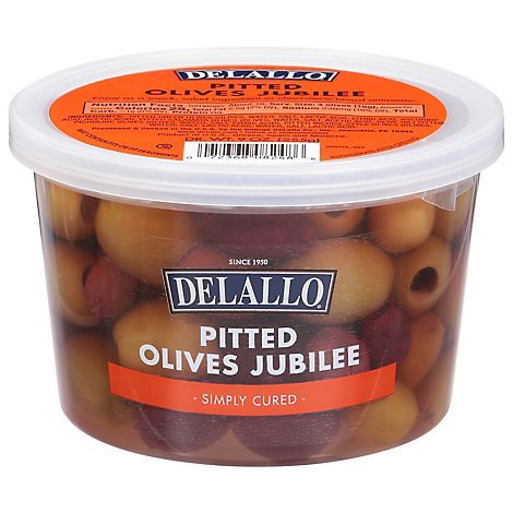 slide 1 of 1, Delallo Olives Pitted Jubilee - 9 Oz, 9 oz