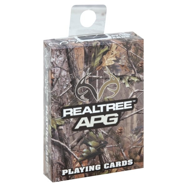 slide 1 of 4, Bicycle RealTree Camouflage Play Cards, 1 ct