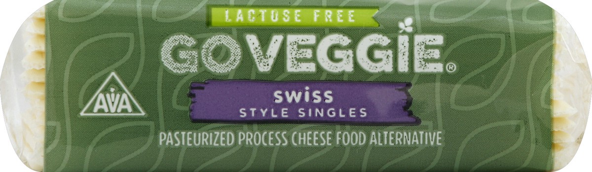 slide 3 of 5, GO VEGGIE! Mozzarella Cheese Flavored Slices, Lactose Free, 12 ct; 8 oz