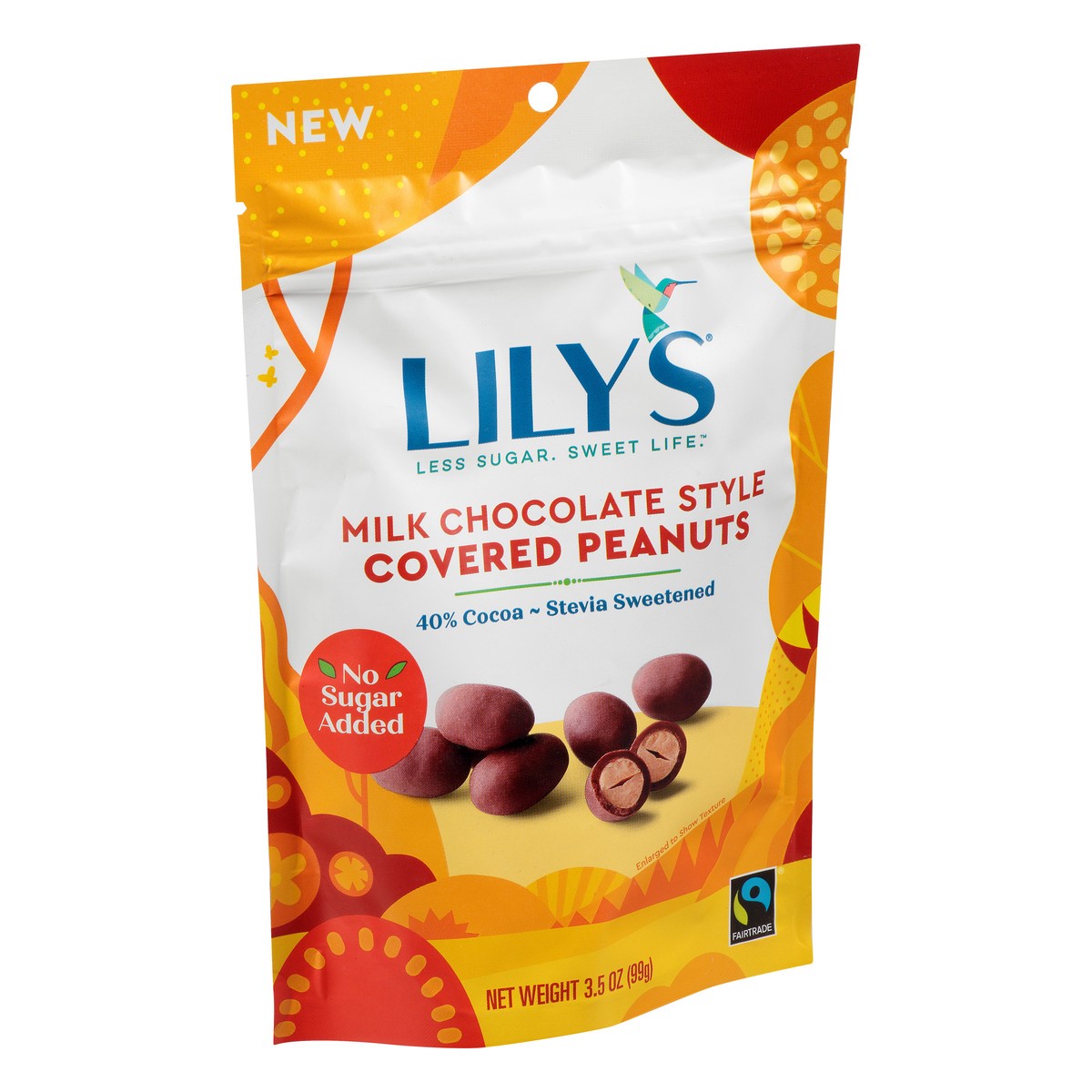 slide 12 of 12, Lily's Milk Chocolate Covered Peanuts No Sugar Added, 3.5 oz