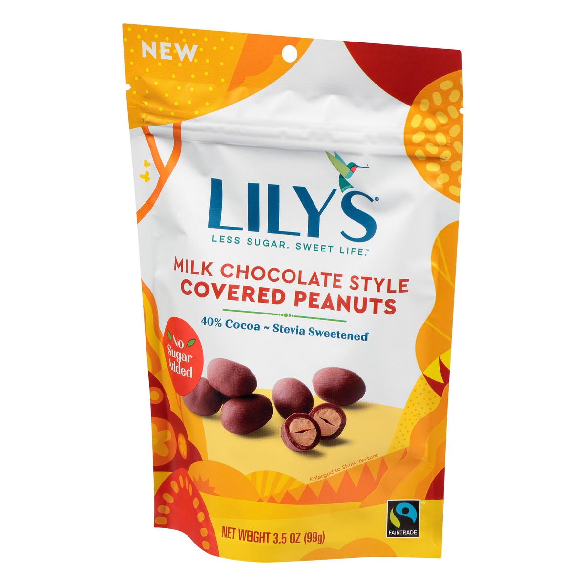 slide 6 of 12, Lily's Milk Chocolate Covered Peanuts No Sugar Added, 3.5 oz