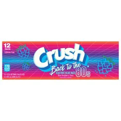 Crush Electric Blue Razz 12 pk 12 ounce cans