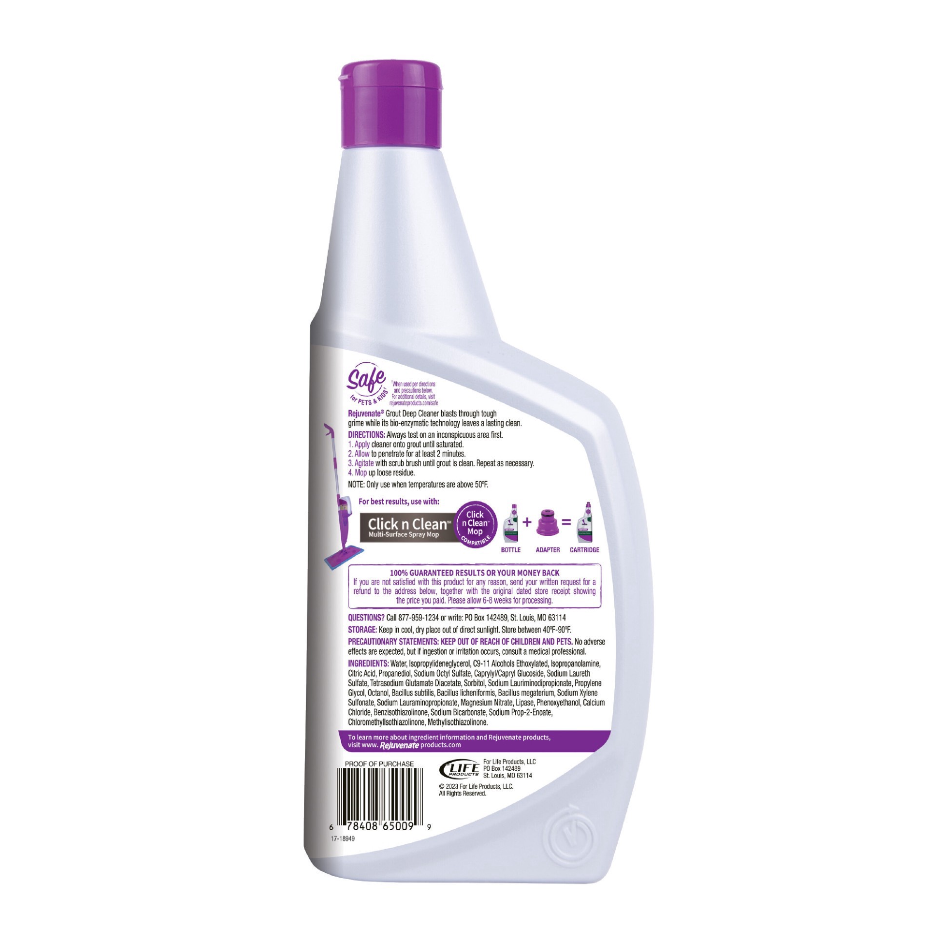 slide 2 of 6, Rejuvenate Tile & Grout Deep Cleaner, 32 fl oz