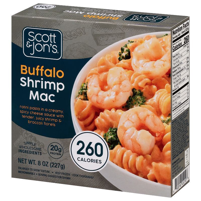 slide 3 of 6, Scott & Jon's Shrimp Mac, 8 oz