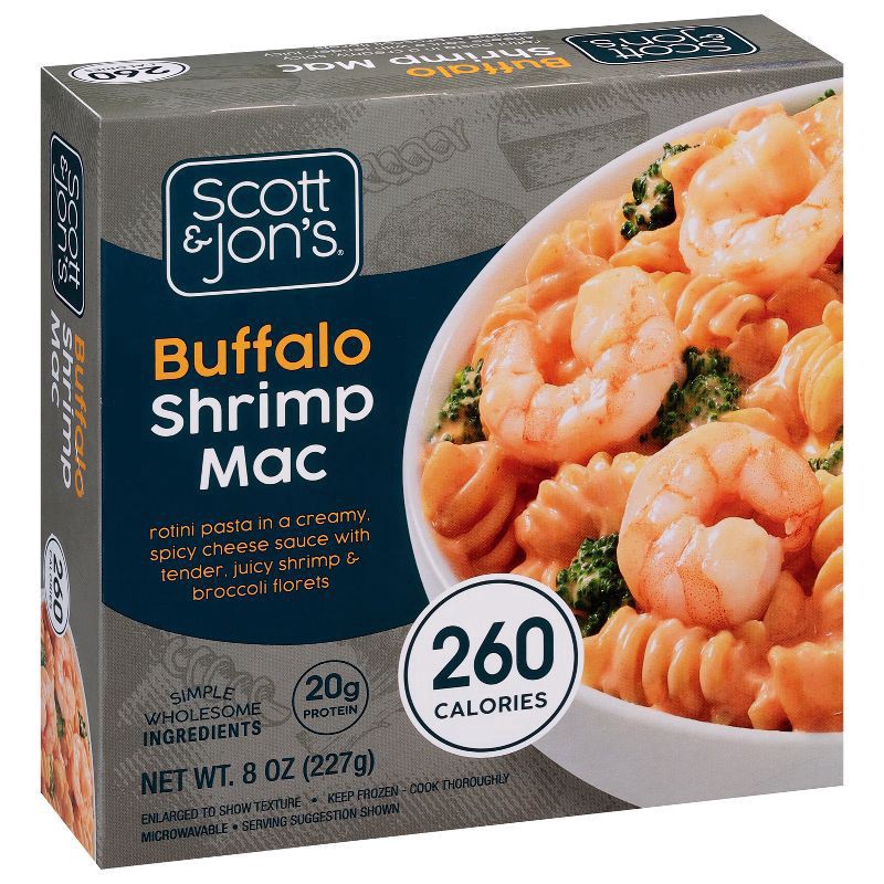 slide 4 of 6, Scott & Jon's Shrimp Mac, 8 oz