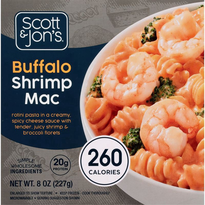 slide 6 of 6, Scott & Jon's Shrimp Mac, 8 oz