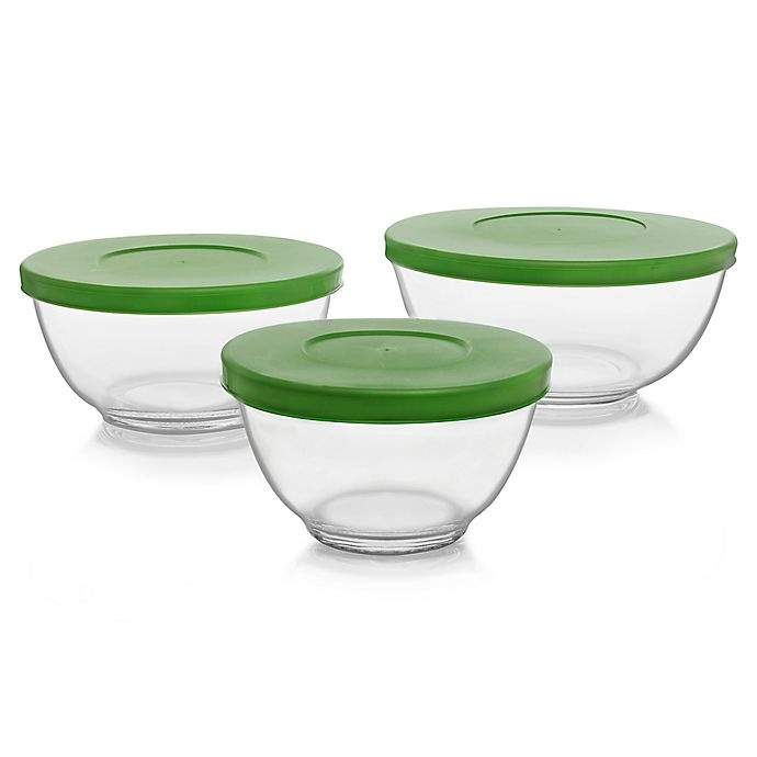 slide 1 of 5, Libbey Baker's Basics Mixing Bowl Set, 6 ct