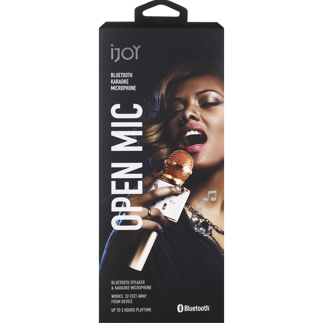 slide 1 of 1, Ijoy Open Mic Spkr & Karaoke Asst, 1 ct