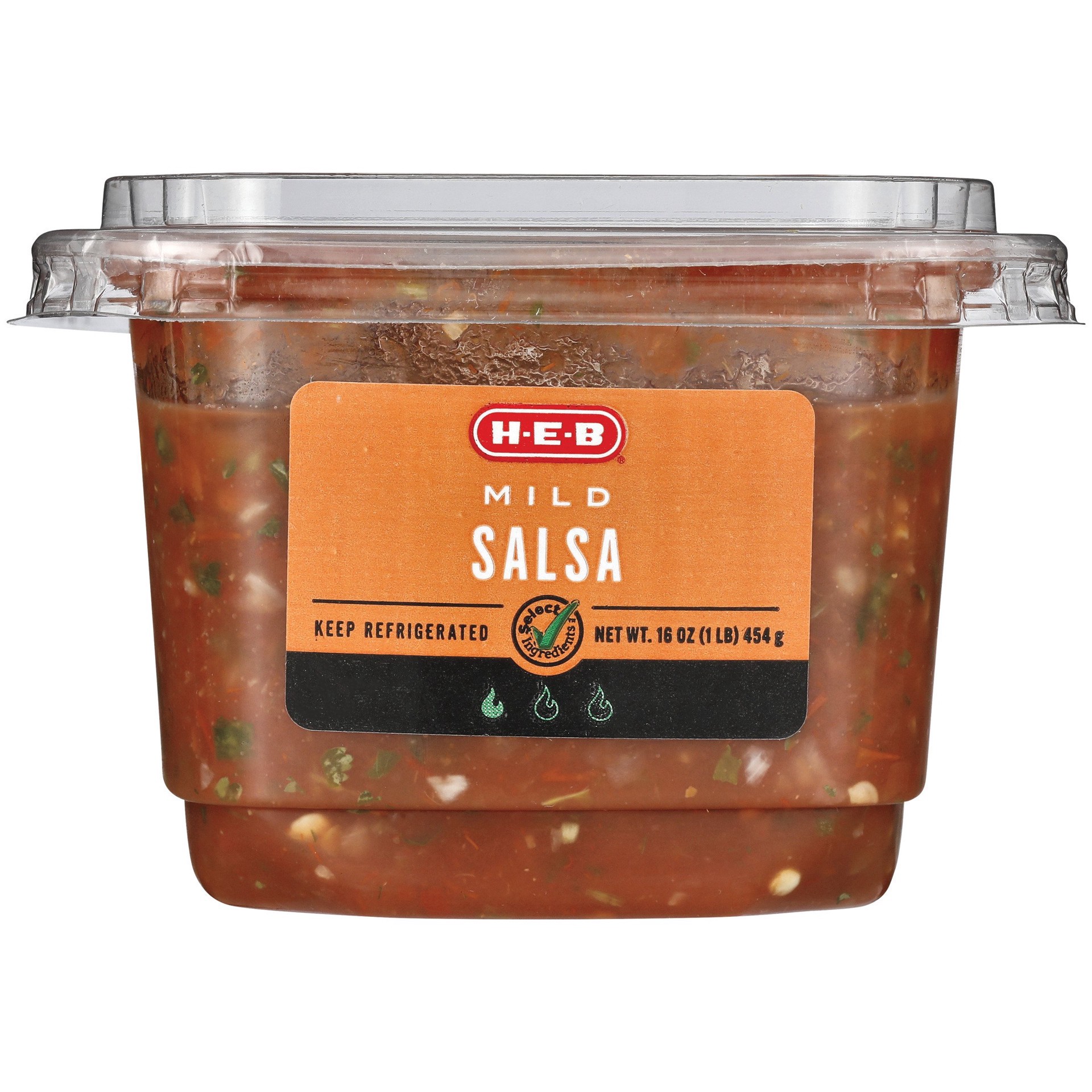 slide 1 of 1, H-E-B Fresh Salsa - Mild, 16 oz