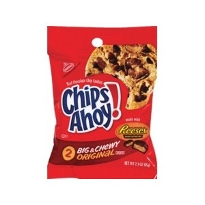 slide 1 of 1, Nabisco Chips Ahoy Reese's Chocolate Chip Cookies, 2.3 oz