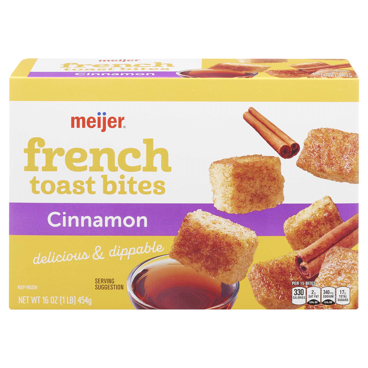 slide 1 of 29, Meijer Cinnamon French Toast Bites, 16 oz