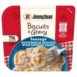 Jimmy Dean Biscuits & Gravy - Sausage, 7.6 oz Box