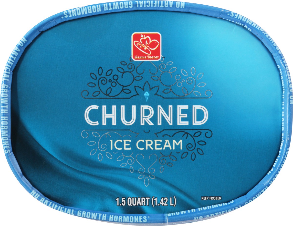 slide 5 of 10, Harris Teeter Reduced Fat Ice Cream - French Vanilla, 48 oz