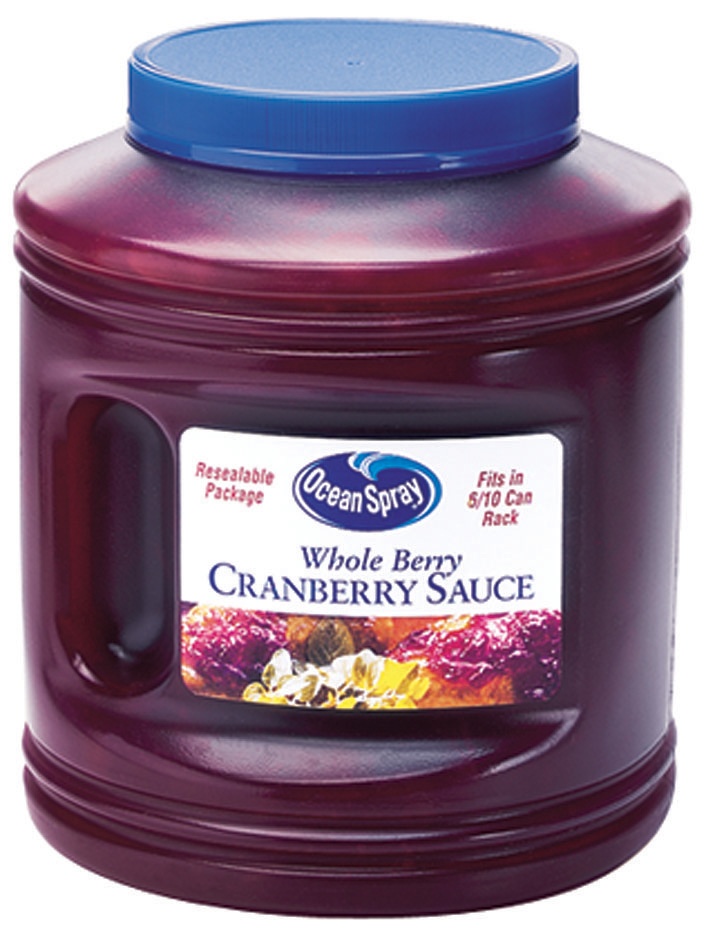 slide 1 of 1, Ocean Spray Whole Cranberry Sauce (Bulk), 6 lb 5 oz