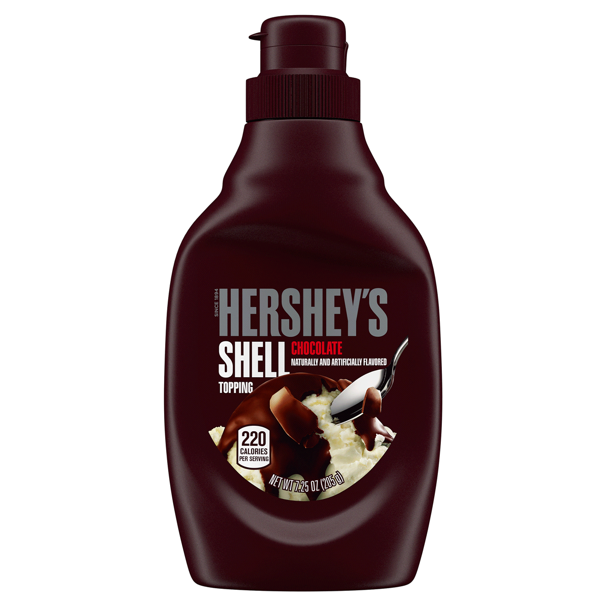 slide 1 of 2, Hershey's Chocolate Shell Topping, 7.25 oz