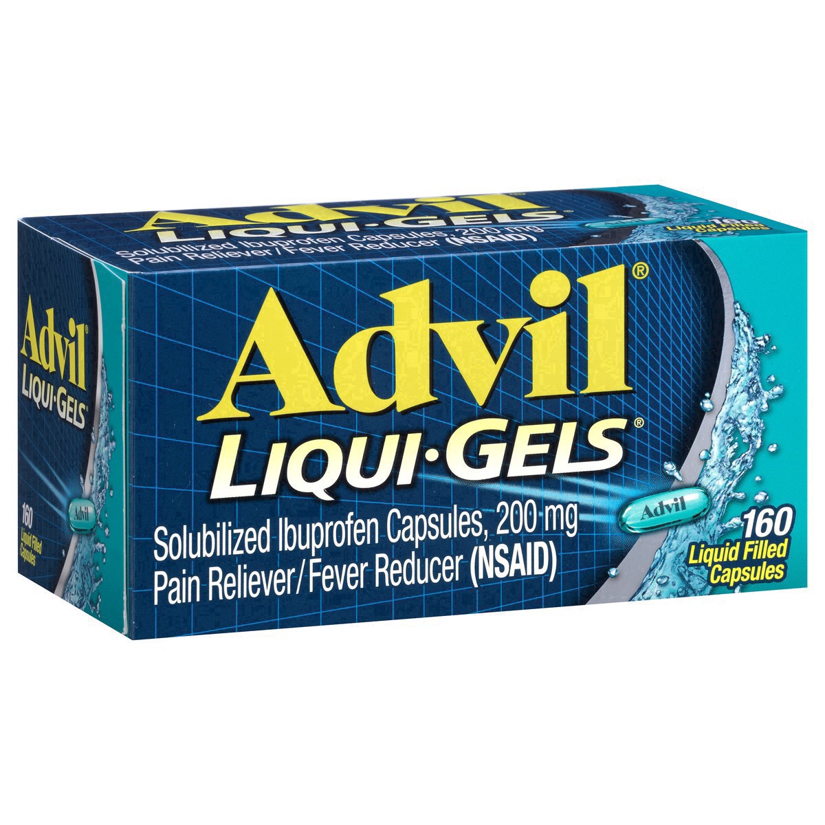 slide 12 of 18, Advil Pain Reliever/Fever Reducer Liqui-Gels Capsules - Ibuprofen (NSAID), 160 ct