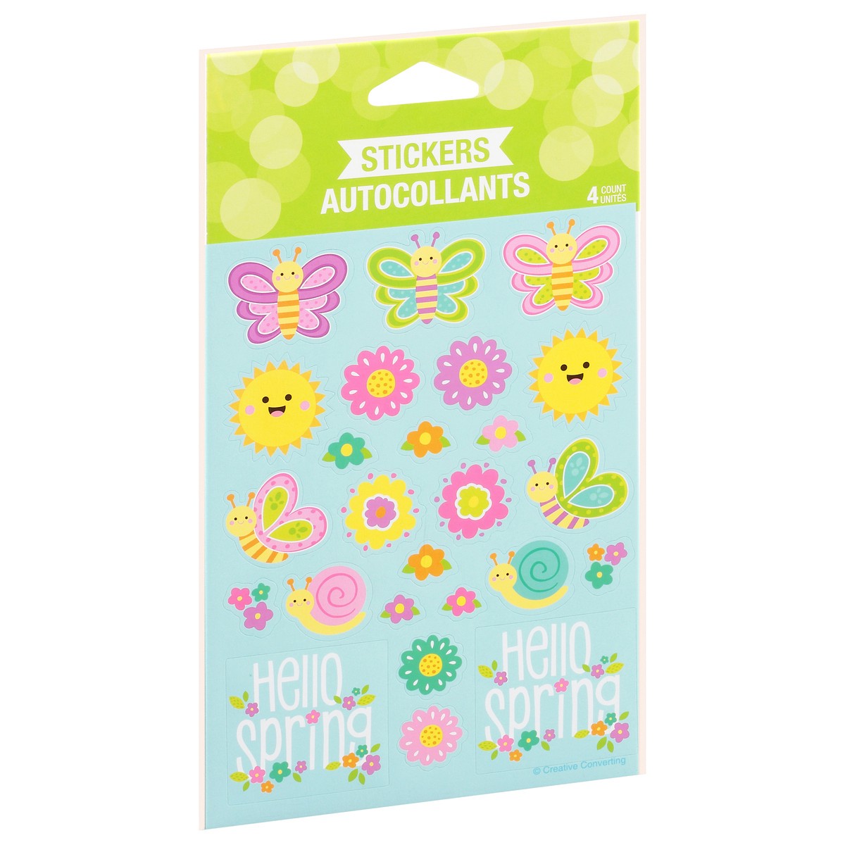 slide 2 of 9, Creative Converting Stickers Hello Spring, 1 ct