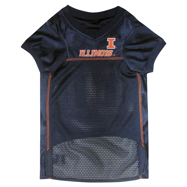 slide 5 of 5, Illinois Pet Jersey XXL, XXL