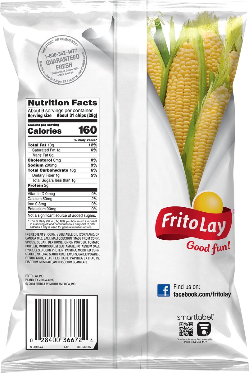 slide 3 of 4, Fritos Bbq Corn Chips, 9.25 oz