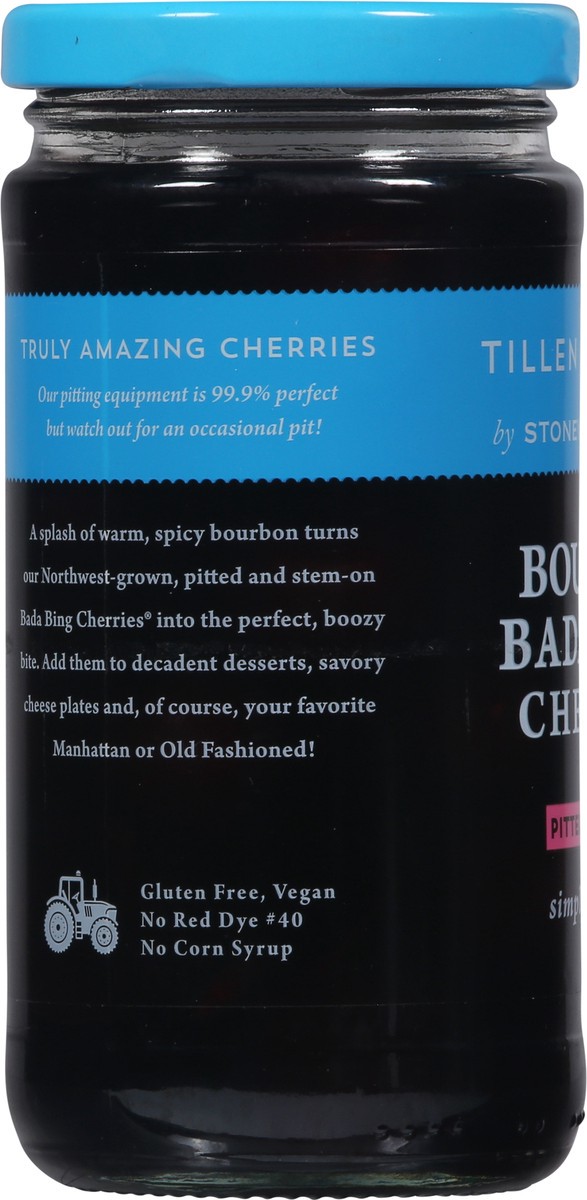 slide 9 of 9, Tillen Farms Pitted & Stem-On Bada Bing Bourbon Cherries 13.5 oz, 13.5 oz