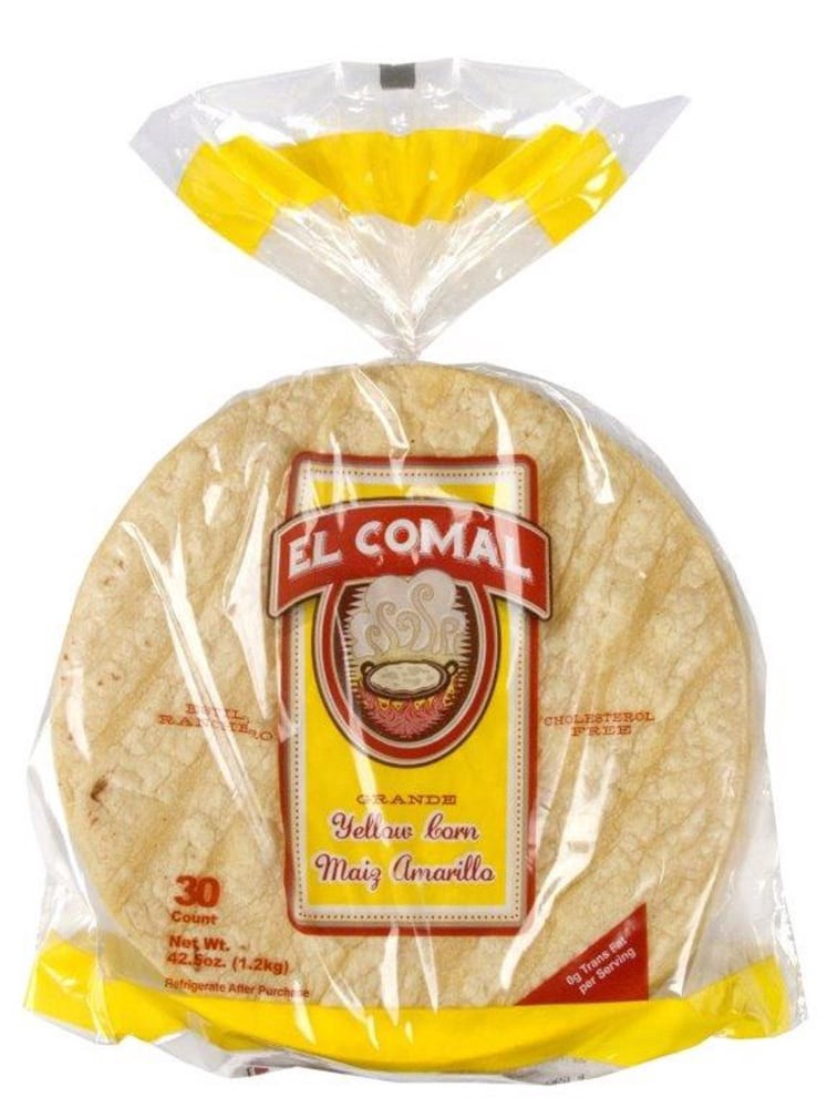 slide 2 of 2, El Comal Yellow Corn Ranch Tortillas, 30 ct; 42.5 oz