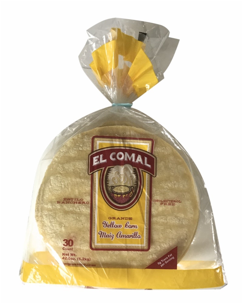 El Comal Yellow Corn Ranchera Tortillas 30ct