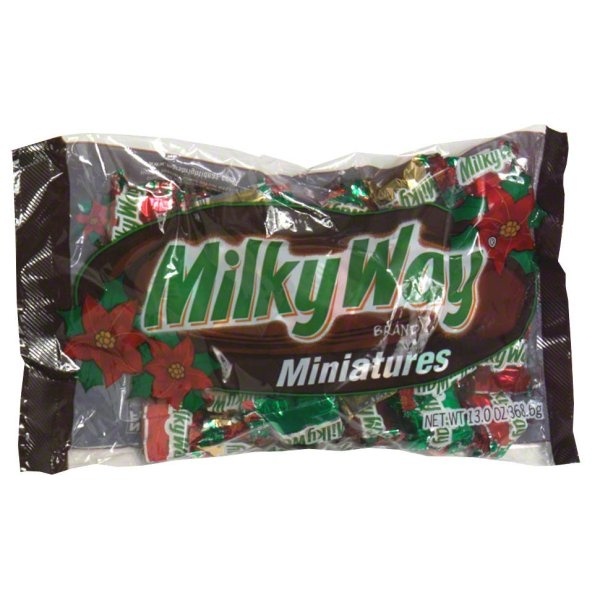 slide 1 of 1, Milky Way Christmas Minis, 1 ct