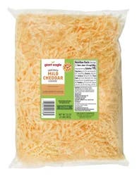 Giant Eagle Shredded Mild Cheddar Cheese
