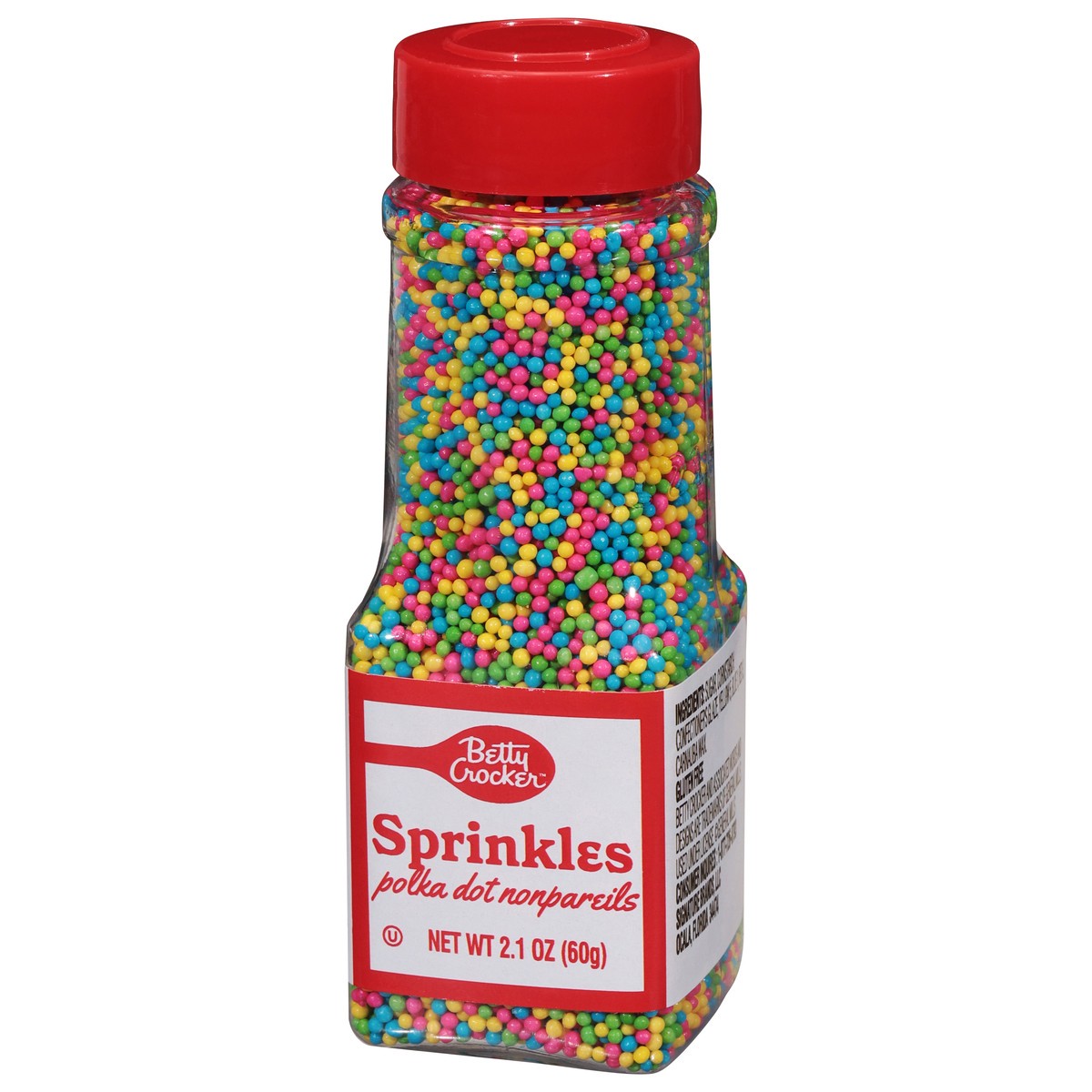 slide 9 of 12, Betty Crocker Polka Dot Nonpareils Sprinkles 2.1 oz, 1.3 oz