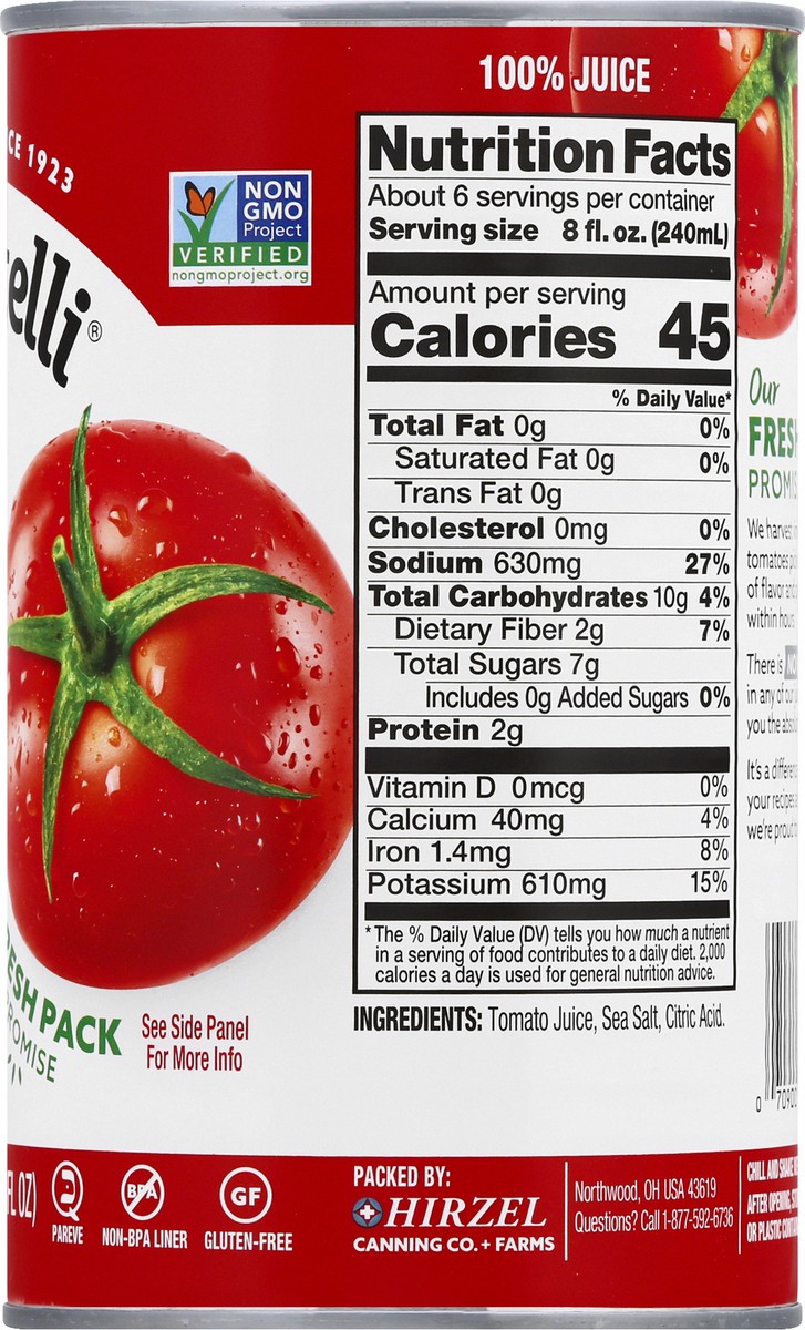 slide 3 of 13, Dei Fratelli Tomato Juice - 46 oz, 46 oz