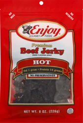 Enjoy Premium Hot Beef Jerky 8 oz