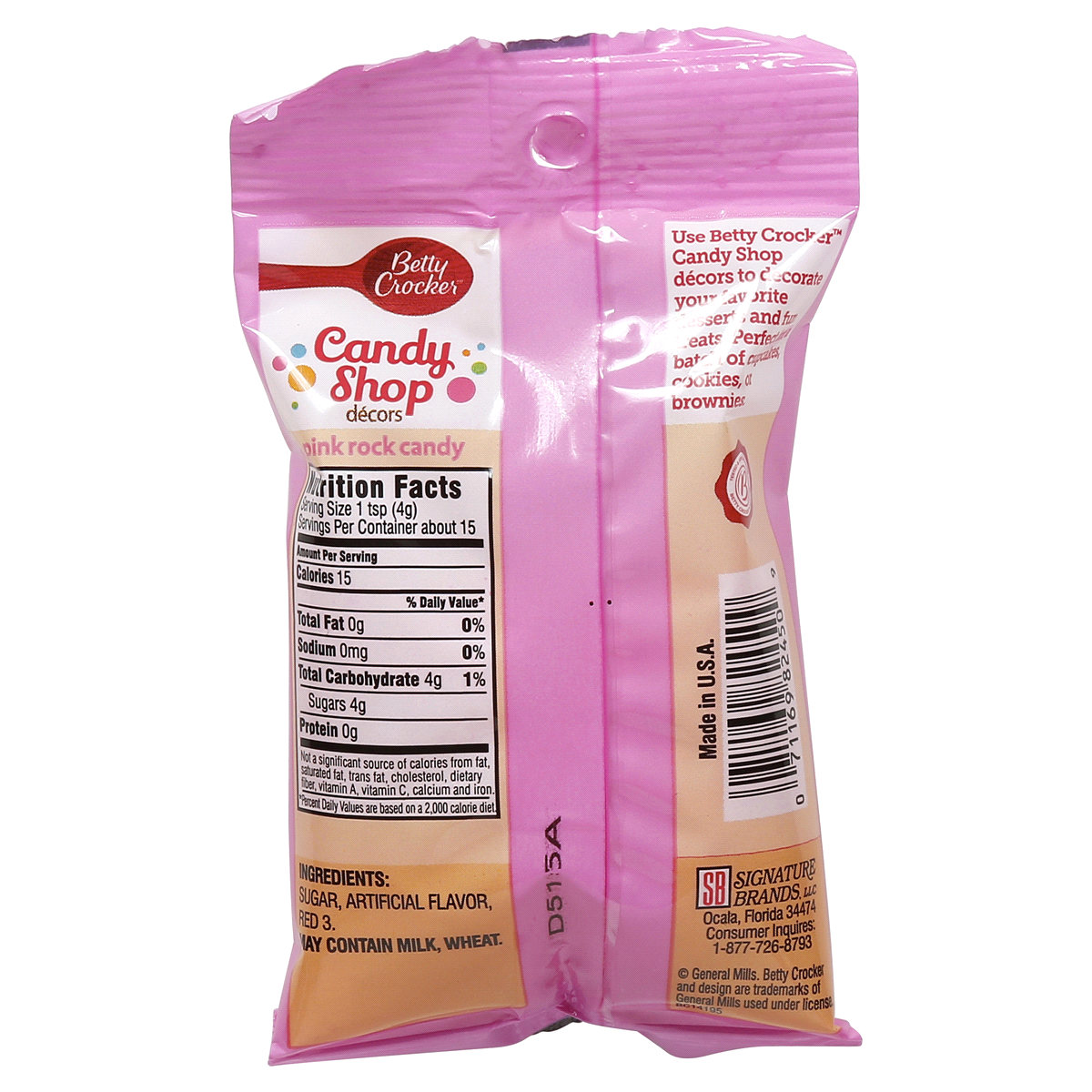 slide 2 of 2, Betty Crocker Candy Shop Pink Rock Candy Decors , 2.2 oz