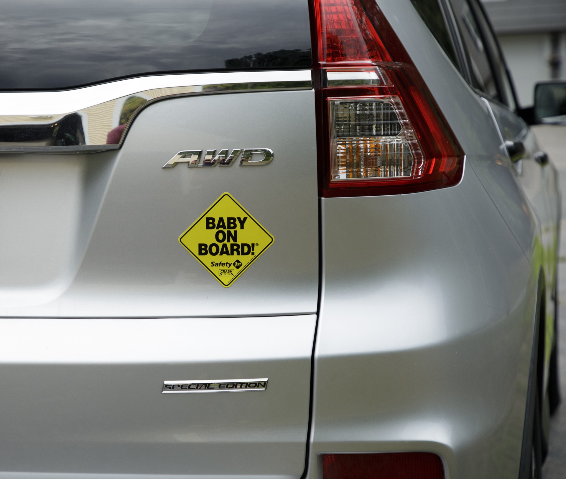 slide 5 of 10, Safety 1ˢᵗ Baby On Board Magnet, Yellow, 1 ct