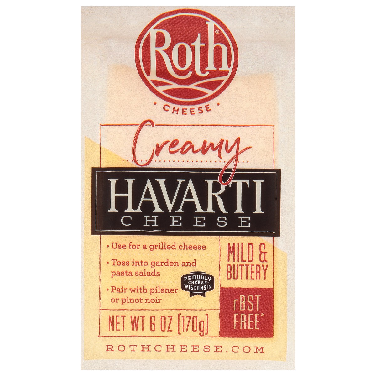 slide 1 of 9, Roth Havarti, 6 oz