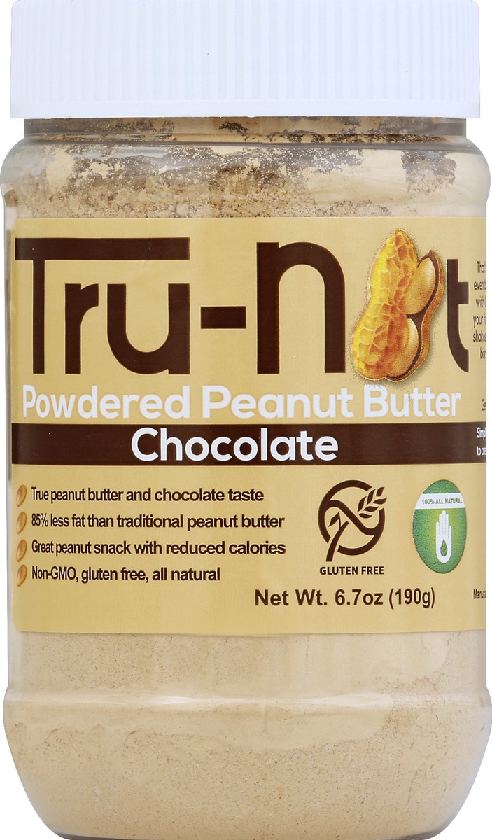 slide 2 of 2, Tru-Nut Trunut Chocolate Powdered Peanut Butter, 6.7 oz