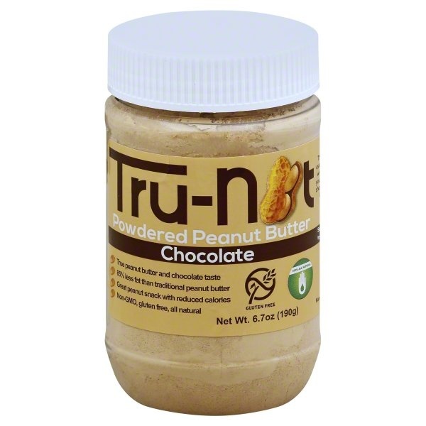 slide 1 of 2, Tru-Nut Trunut Chocolate Powdered Peanut Butter, 6.7 oz