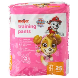 Meijer Training Pants Jumbo, Girl 2t/3t, 25 Ct