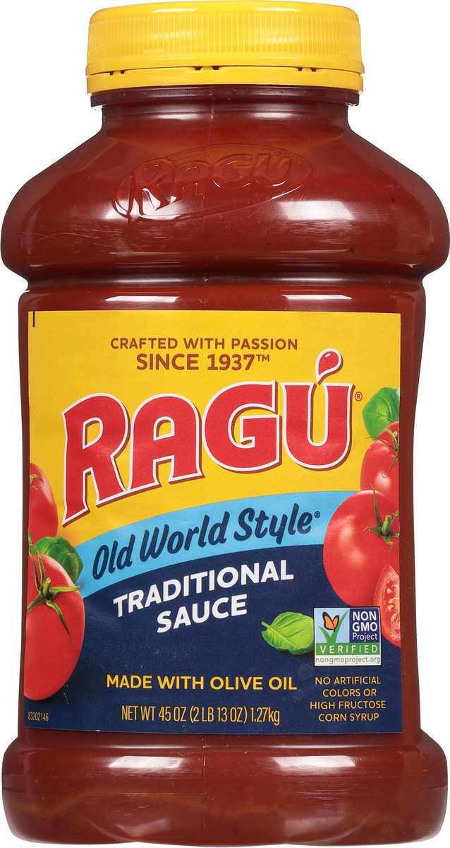 slide 6 of 9, Ragu Old World Style Traditional Sauce 45 oz, 45 oz