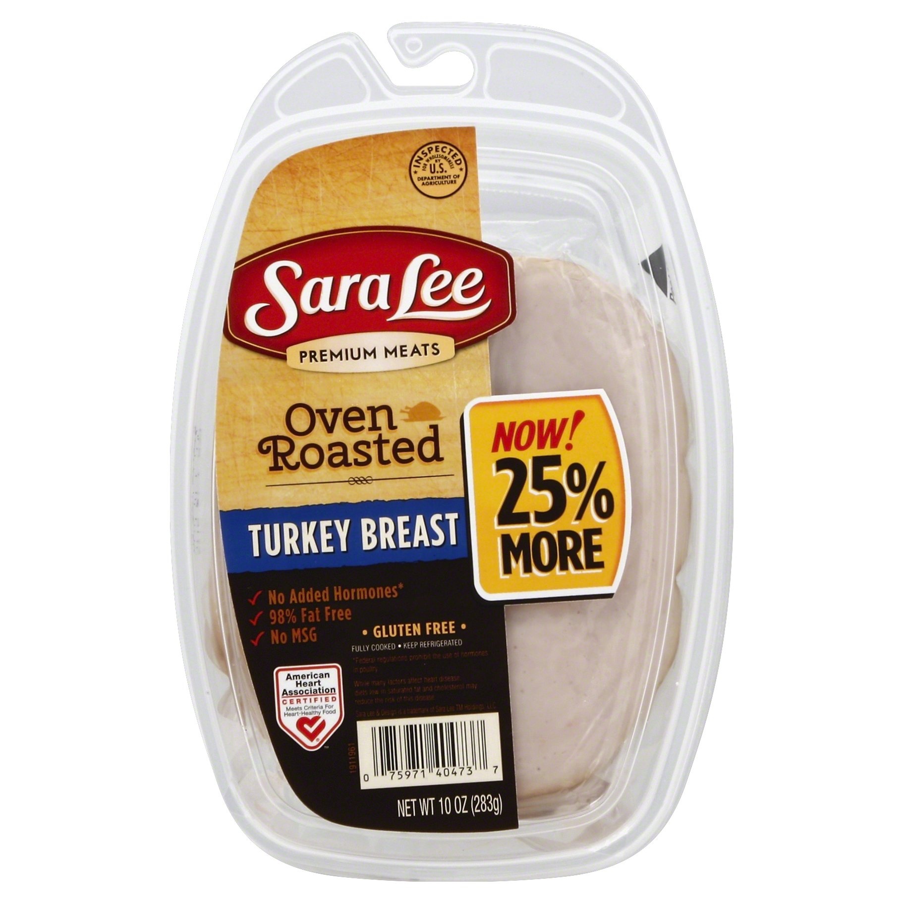 slide 1 of 3, Sara Lee Turkey Breast, Oven Roasted, 10 oz