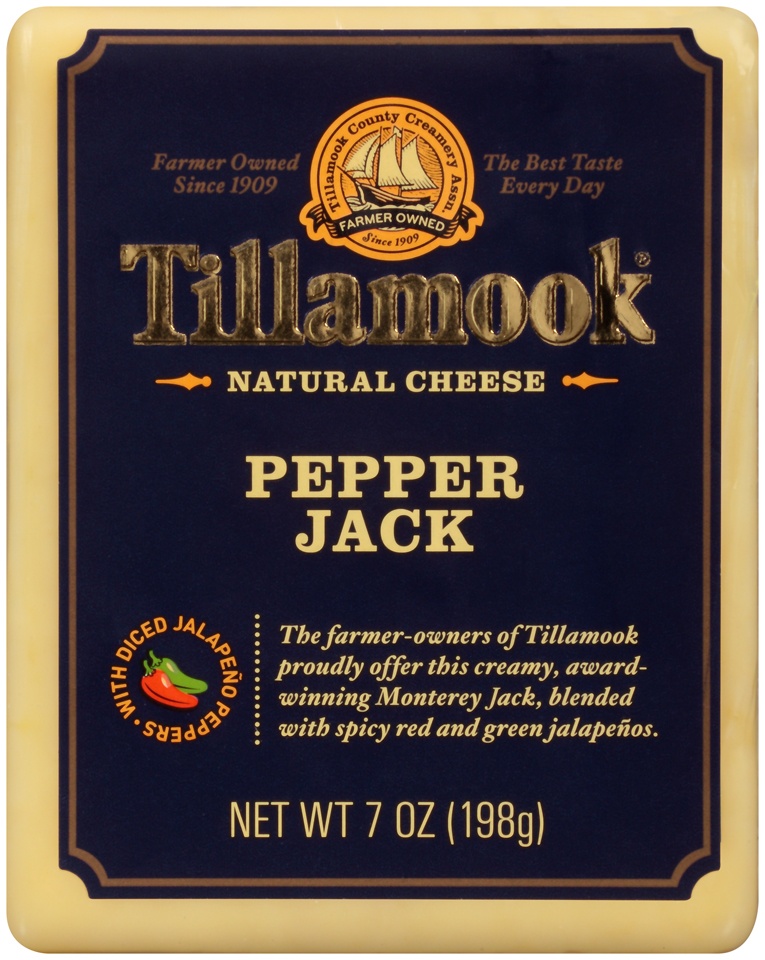 slide 1 of 1, Tillamook Pepper Jack Cheese, 7 oz