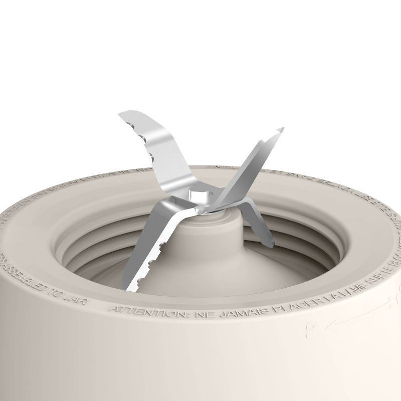 slide 8 of 9, bella Housewares bella Flip and Store Blender Oatmilk: 10-Speed Countertop Blender, 48oz Capacity, 450W, Dishwasher-Safe Parts, Beige, 48 oz