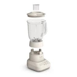 Bella Housewares Bella Flip and Store Blender - Oatmilk, 10-Speed Countertop Blender, 48 oz Capacity, Beige