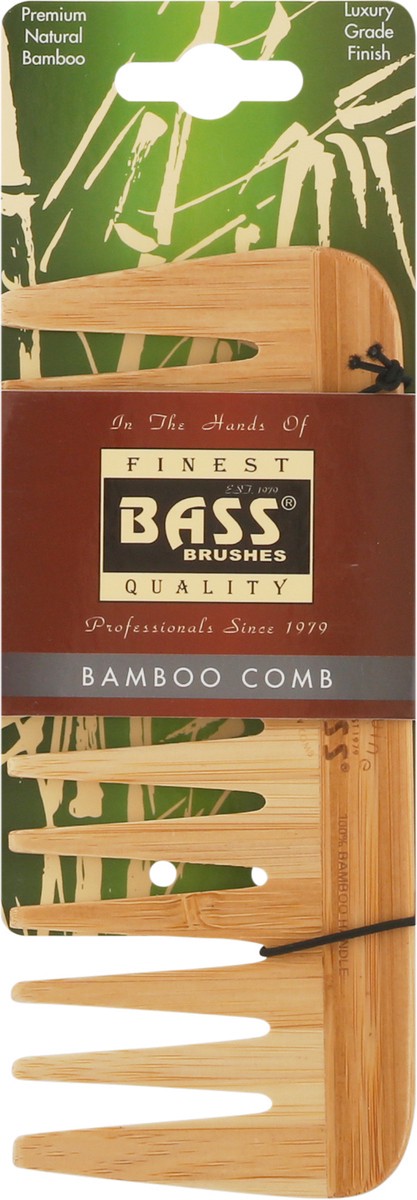 slide 5 of 9, Bass Bamboo Comb 1 ea, 1 ct