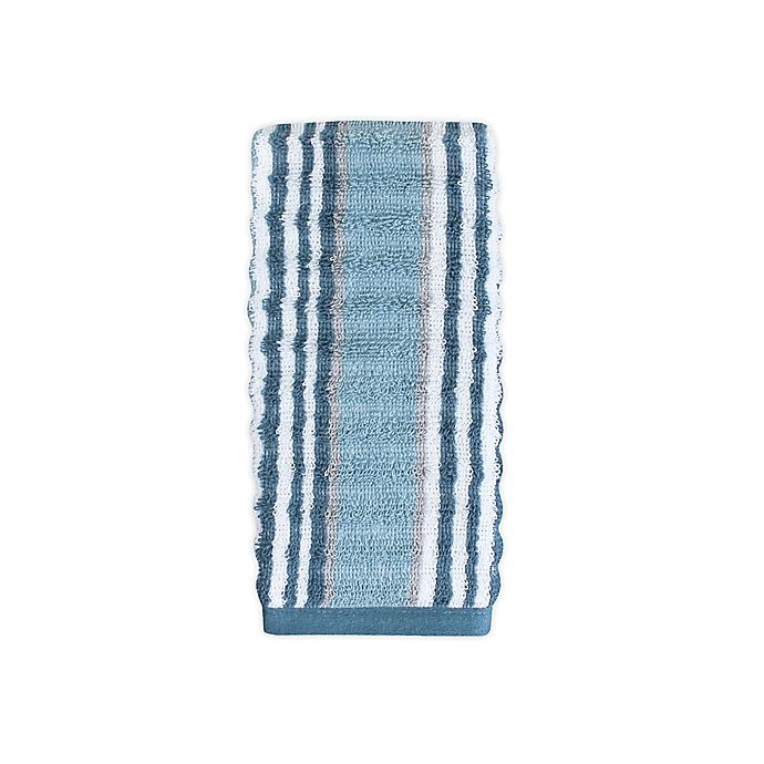 slide 1 of 1, Colordrift Lara Fingertip Towel - Blue, 1 ct