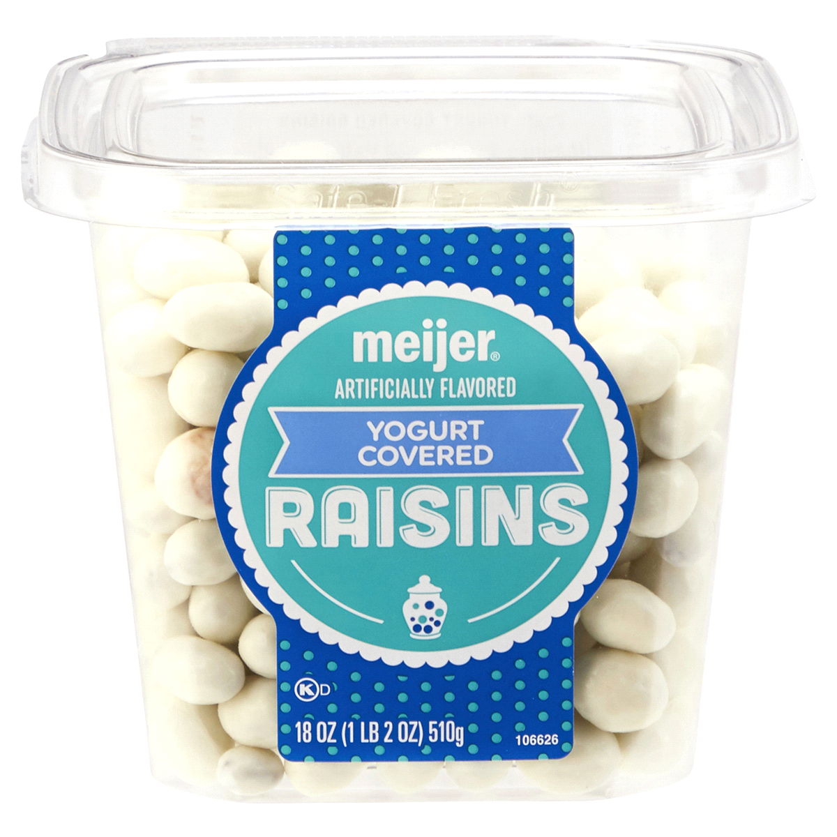 slide 1 of 1, Meijer Greek Yogurt Raisins, 18 oz