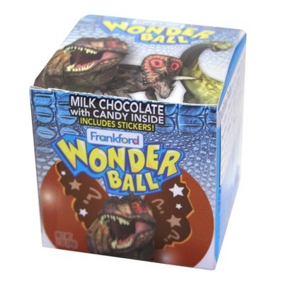 slide 1 of 1, Frankford Wonder Ball Milk Chocolate Candy, 1 oz