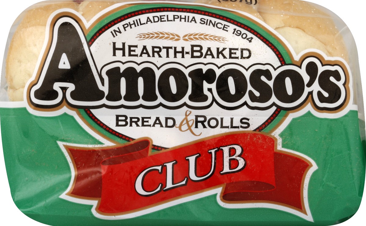 slide 5 of 5, Amoroso's Club Bread, 8 ct; 15 oz