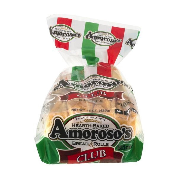 slide 1 of 5, Amoroso's Club Bread, 8 ct; 15 oz