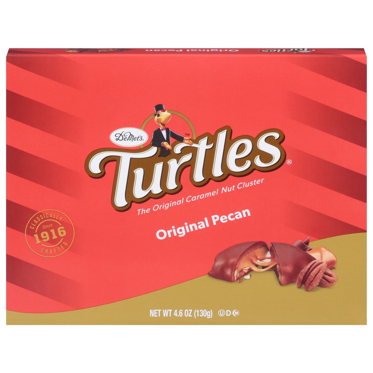 slide 1 of 14, Turtles Original Pecan Nut Cluster 4.6 oz, 4.6 oz
