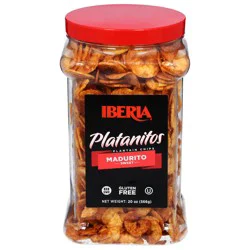 Iberia Platanitos Sweet Plantain Chips - 20 oz